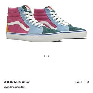 Vans SK8-HI multi colored sneakers SOLD OUT